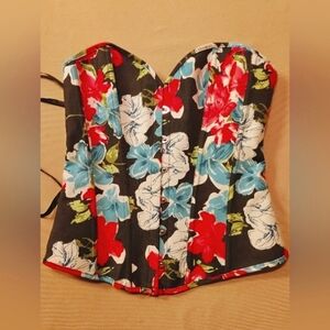 GORGEOUS FLORAL CORSET TOP